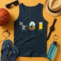 Solid Liquid Gas Dinosaur Tank Top thumb 4