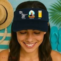 Solid Liquid Gas Dinosaur Visor thumb 2