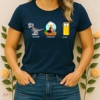 Solid Liquid Gas Dinosaur Women's T-Shirt thumb 2