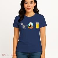 Solid Liquid Gas Dinosaur Women's T-Shirt thumb 4