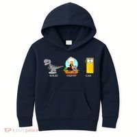 Solid Liquid Gas Dinosaur Kids Hoodie thumb 0