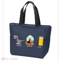 Solid Liquid Gas Dinosaur Tote Bag thumb 3