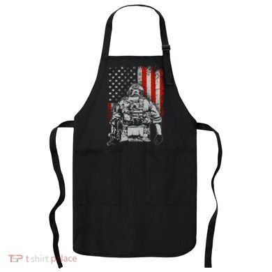 Solider US Flag Support The Troops Apron