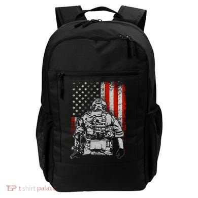 Solider US Flag Support The Troops Backpack
