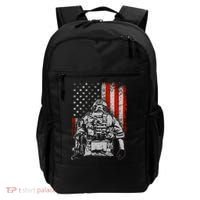 Solider US Flag Support The Troops Backpack thumb 0