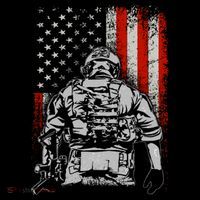 Solider US Flag Support The Troops Mousepad thumb 1