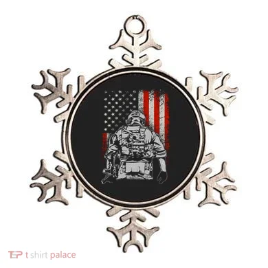 Solider US Flag Support The Troops Ornament