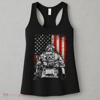 Solider US Flag Support The Troops Women's Tank Top thumb 3