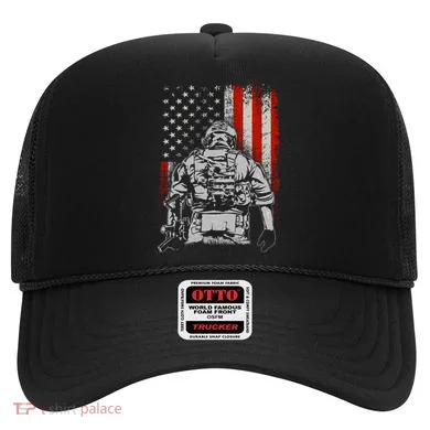 Solider US Flag Support The Troops Hat
