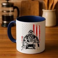 Solider US Flag Support The Troops Coffee Mug thumb 4