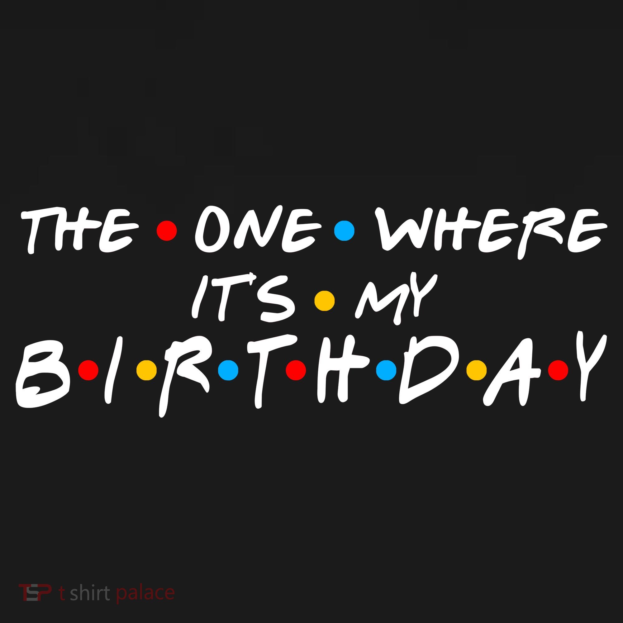 Solomate Friends The One Where Its My Birthday Apron