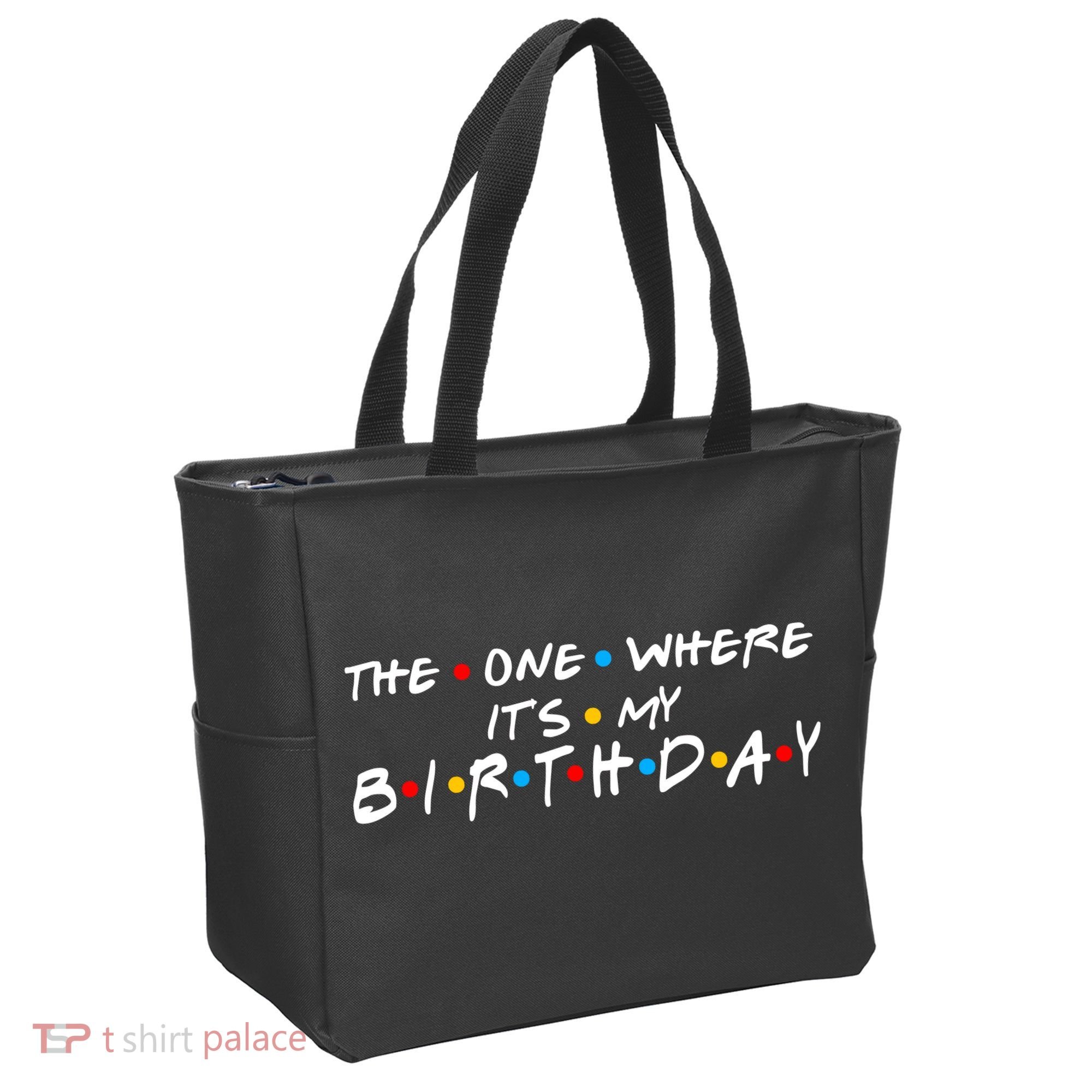 Solomate Friends The One Where Its My Birthday Tote Bag