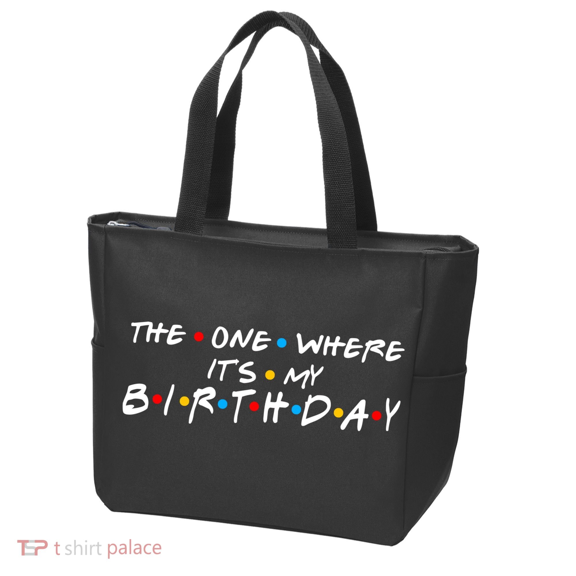 Solomate Friends The One Where Its My Birthday Tote Bag