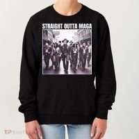Straight Outta Maga Funny Trump 2024 Women's Sweatshirt thumb 0