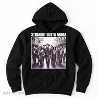 Straight Outta Maga Funny Trump 2024 Hoodie thumb 0