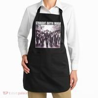 Straight Outta Maga Funny Trump 2024 Apron thumb 2