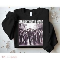 Straight Outta Maga Funny Trump 2024 Sweatshirt thumb 2