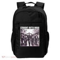 Straight Outta Maga Funny Trump 2024 Backpack thumb 0