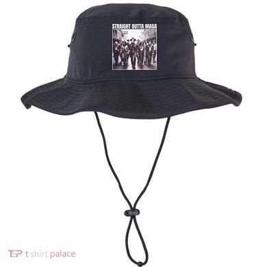 Straight Outta Maga Funny Trump 2024 Bucket Hat
