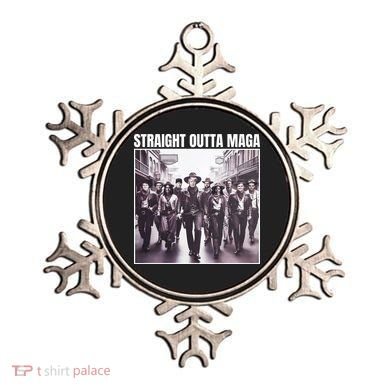 Straight Outta Maga Funny Trump 2024 Ornament