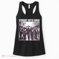 Straight Outta Maga Funny Trump 2024 Women's Tank Top thumb 0