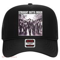Straight Outta Maga Funny Trump 2024 Hat thumb 0