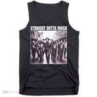 Straight Outta Maga Funny Trump 2024 Tank Top thumb 0