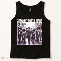 Straight Outta Maga Funny Trump 2024 Tank Top thumb 2