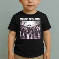 Straight Outta Maga Funny Trump 2024 Toddler T-Shirt thumb 2