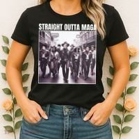 Straight Outta Maga Funny Trump 2024 Women's T-Shirt thumb 2