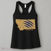 State Of Montana Wild Animal Bobcat Bear Big Cat Scratch Women's Tank Top thumb 3
