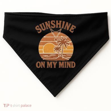 Sunshine on My Mind USA-Made Doggie Bandana