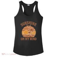 Sunshine on My Mind Ladies PosiCharge Competitor Racerback Tank thumb 0