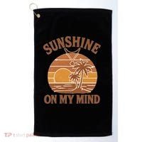 Sunshine on My Mind Golf Towel thumb 0