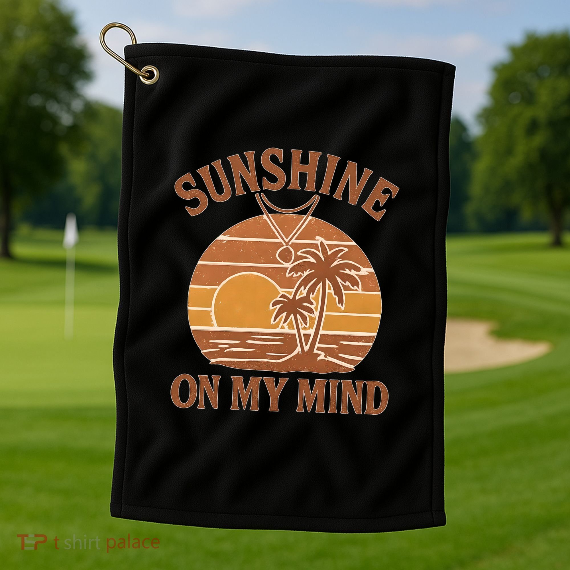 Sunshine on My Mind Golf Towel