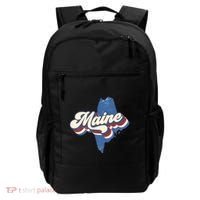State Of Maine Retro Logo Backpack thumb 0