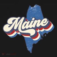 State Of Maine Retro Logo Toddler Hoodie thumb 2