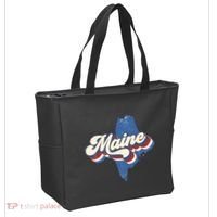 State Of Maine Retro Logo Tote Bag thumb 2