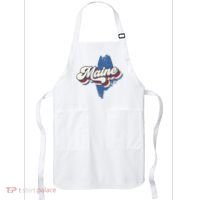 State Of Maine Retro Logo Apron thumb 0