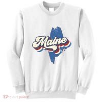 State Of Maine Retro Logo Sweatshirt thumb 0