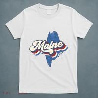 State Of Maine Retro Logo T-Shirt thumb 5