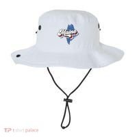 State Of Maine Retro Logo Bucket Hat thumb 0
