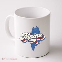 State Of Maine Retro Logo Coffee Mug thumb 0