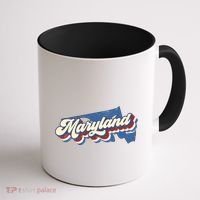 State Of Maryland Retro Logo Coffee Mug thumb 1