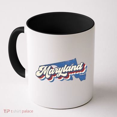 State Of Maryland Retro Logo Coffee Mug