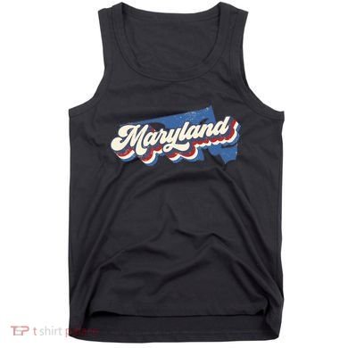 State Of Maryland Retro Logo Tank Top