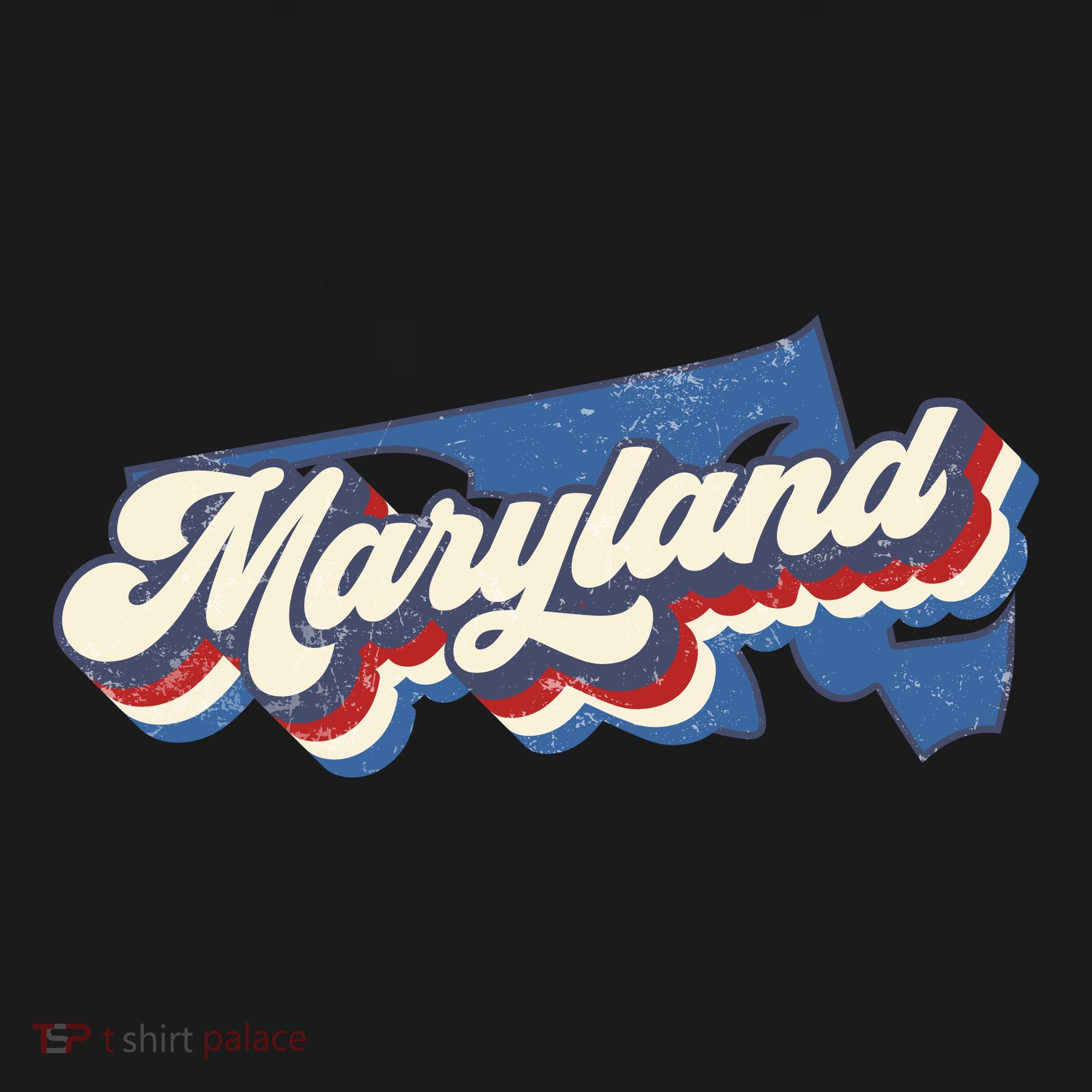 State Of Maryland Retro Logo Toddler T-Shirt