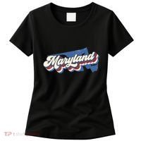 State Of Maryland Retro Logo Women's T-Shirt thumb 0