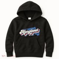 State Of Maryland Retro Logo Kids Hoodie thumb 0