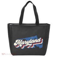State Of Maryland Retro Logo Tote Bag thumb 0